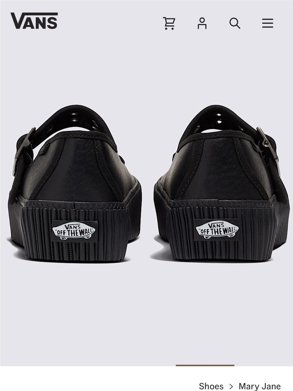 VANS Mary Jane Creeper Platform Shoe- Size 6 - Picture 2 of 7